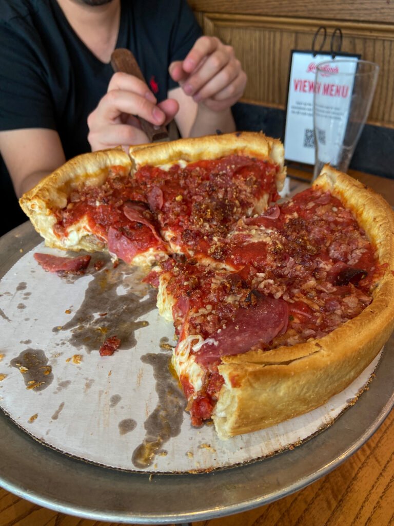 Visitar Chicago | Pizza de Giordano´s Pizza en Chicago | Bitacorasviajeras